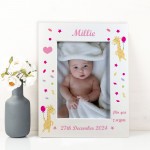 Personalised Photo Frame Of Baby With Birth Details 7x5 Frame