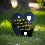 Personalised Pet Loss Memorial Stake For Grave Garden Memorial 