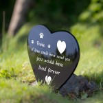 Personalised Pet Loss Memorial Stake For Grave Garden Memorial 