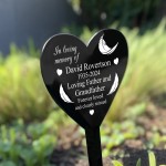 Personalised Father and Grandfather Grave Memorial Stake