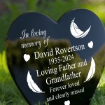 Personalised Father and Grandfather Grave Memorial Stake