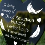 Personalised Uncle Memorial Grave Decorations Memorial Gifts 