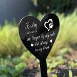 Personalised Pet Memorial Stake Always In My Heart For Dog Cat