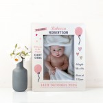 Welcome To The World Baby Girl Personalised Baby Photo Frame