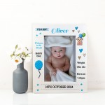 Nursery Picture Frame For Baby Boy Photo Frame Personalised