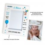 Nursery Picture Frame For Baby Boy Photo Frame Personalised