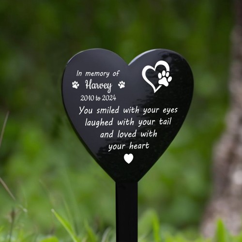 Personalised Dog Memorial Garden Stake Graveside Decorations Pet