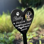 Personalised Pet Memorial Dog Grave Stake, Dog Memorial Gifts