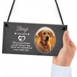 Personalised Pet Loss Memorial Plaque Hanging Sign Memorial Gift