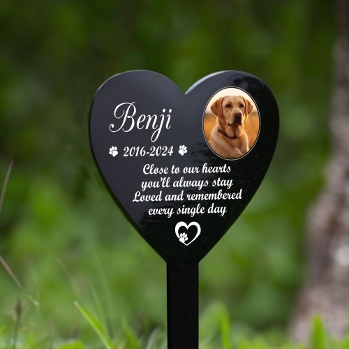 Personalised Pet Memorial Plaques Dog Memorial Grave Stake