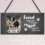 Personalised Pet Memorial Plaque with Photo and Text Sign