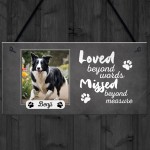 Personalised Pet Memorial Plaque with Photo and Text Sign