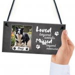 Personalised Pet Memorial Plaque with Photo and Text Sign