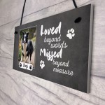 Personalised Pet Memorial Plaque with Photo and Text Sign