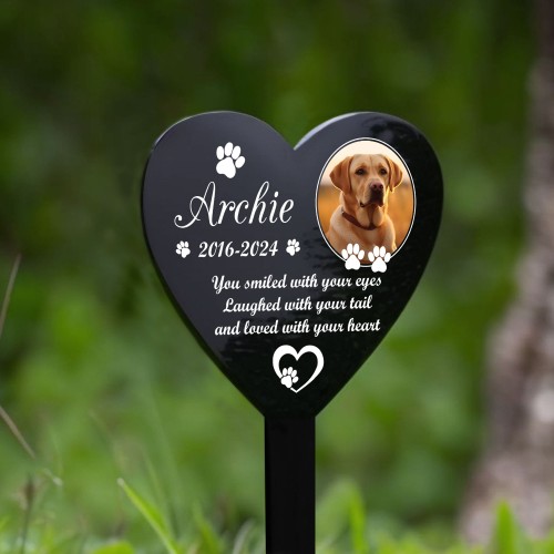 Dog Memorial Stake Personalised Dog Memorial Gifts Graveside