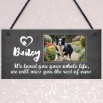 Personalised Memorial Plaque For Pets Customised With Your Photo