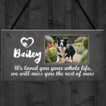 Personalised Memorial Plaque For Pets Customised With Your Photo