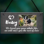 Personalised Memorial Plaque For Pets Customised With Your Photo