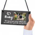 Personalised Memorial Plaque For Pets Customised With Your Photo