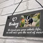 Personalised Memorial Plaque For Pets Customised With Your Photo