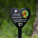 Personalised Dog Memorial Graveside Marker Grave Stake