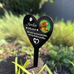 Personalised Dog Memorial Graveside Marker Grave Stake