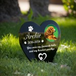 Personalised Dog Memorial Graveside Marker Grave Stake