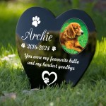 Personalised Dog Memorial Graveside Marker Grave Stake