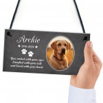 Personalised Dog Memorial Plaque With Your Photo and Text