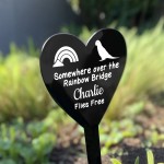 Personalised Budgie Memorial Plaque Grave Stake Custom Pet Name