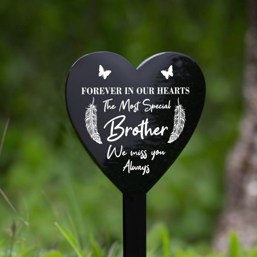 Personalised Brother Memorial Grave Stake Graveside Memorial