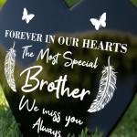 Personalised Brother Memorial Grave Stake Graveside Memorial