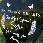 Personalised Sister Memorial Grave Stake Graveside Memorial