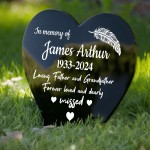 Personalised Father and Grandfather Memorial Grave Stake