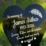 Personalised Father and Grandfather Memorial Grave Stake