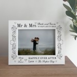 Wedding Day Photo Frame Gift For Couple Newly Married Couple