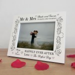 Wedding Day Photo Frame Gift For Couple Newly Married Couple