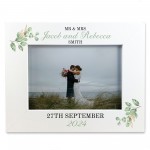 Personalised Wedding Day Photo Frame Gift For Couple Marriage