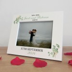 Personalised Wedding Day Photo Frame Gift For Couple Marriage