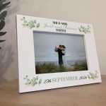 Wedding Frame Personalised Gift For Couple Newly Married Gift