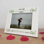 Wedding Frame Personalised Gift For Couple Newly Married Gift