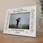 Wedding Picture Frame Personalised Gift For Couple Newly Married