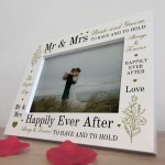 Wedding Frame 7X5 Picture Frame Wedding Gifts for Couple 