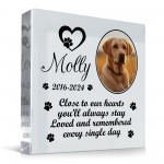 Remembrance Plaque Gifts for Loss of Dog Cat Pet Puppy Custom