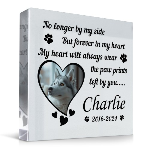 Pet Memorial Plaque Freestanding Remembrance Gift For Dog Cat