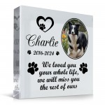 Freestanding Pet Memorial Plaque Remembrance Gift For Dog Cat