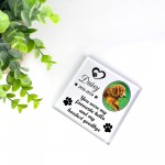 Personalised Pet Memorial Plaque Photo Dog Cat Memorial Sign