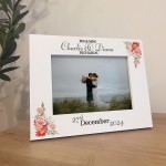 Wedding Day Frame Mr And Mrs Wooden Picture Frame Personalised