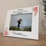 Wedding Day Frame Mr And Mrs Wooden Picture Frame Personalised