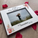 Wedding Day Frame Mr And Mrs Wooden Picture Frame Personalised